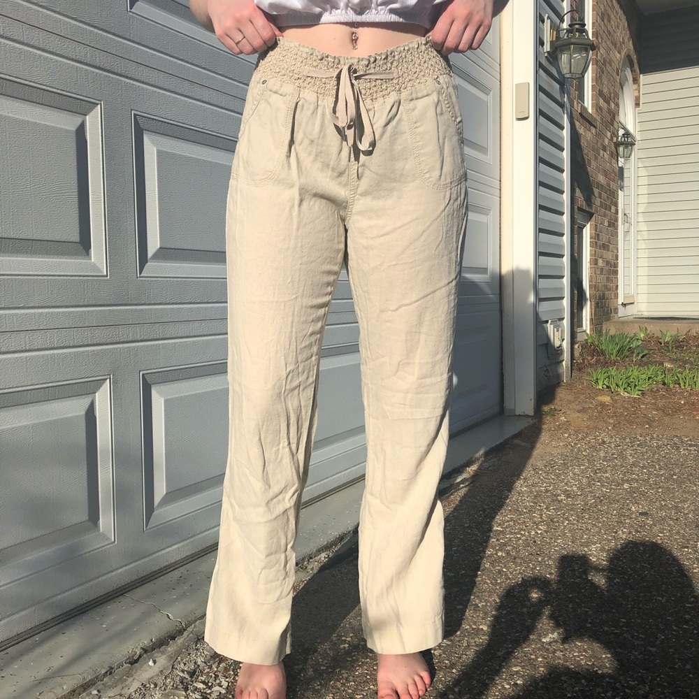 Flowy high waist bottoms